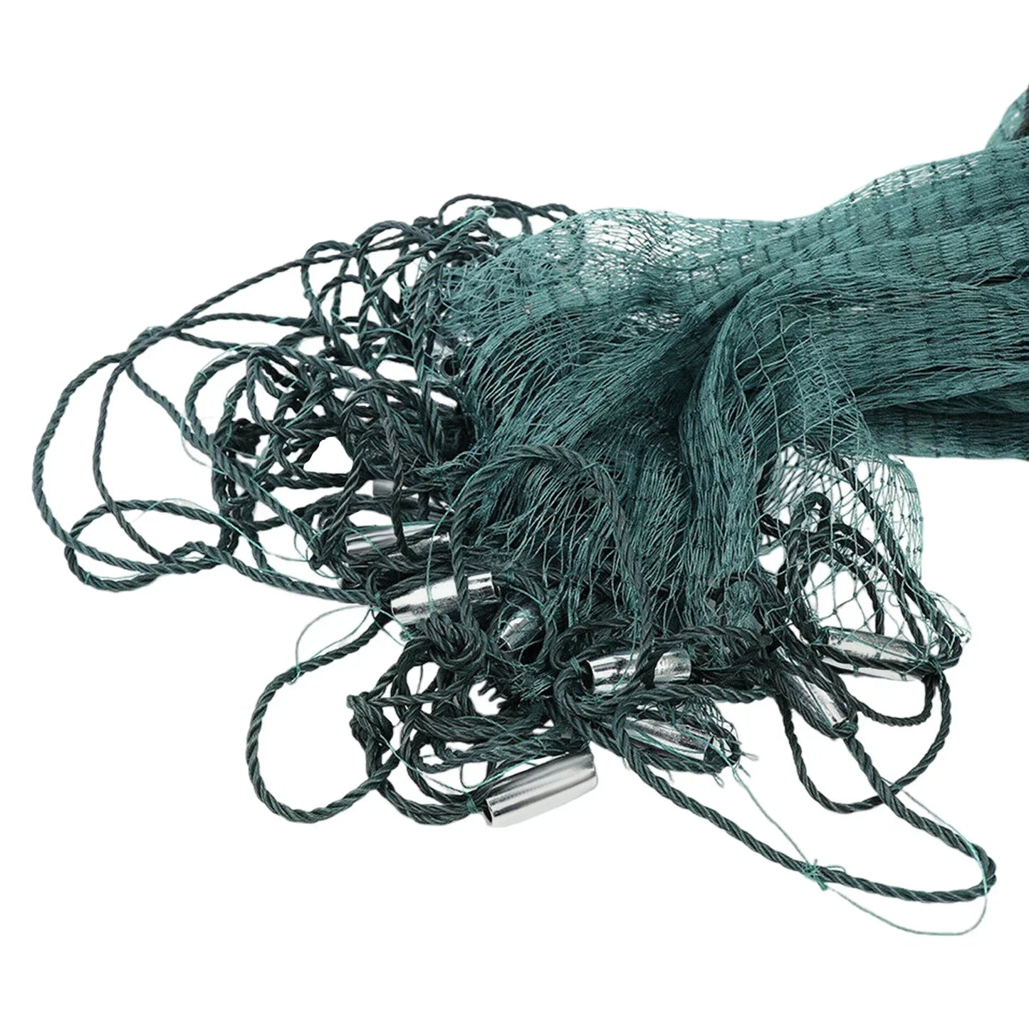 6.5 x 33 ft Large Gill Fishing Net, Hand Made Nylon Beach Seine Nets, High Density Mesh Fishing Equipment Beach Drag