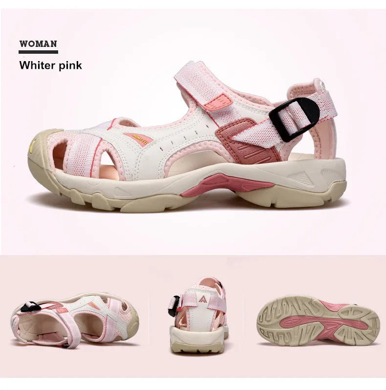 Summer Hiking Shoes Outdoor Sandals for Women Breathable Water Beach Womens Sandals Camping Climbing Aqua Sneaker HT-9602