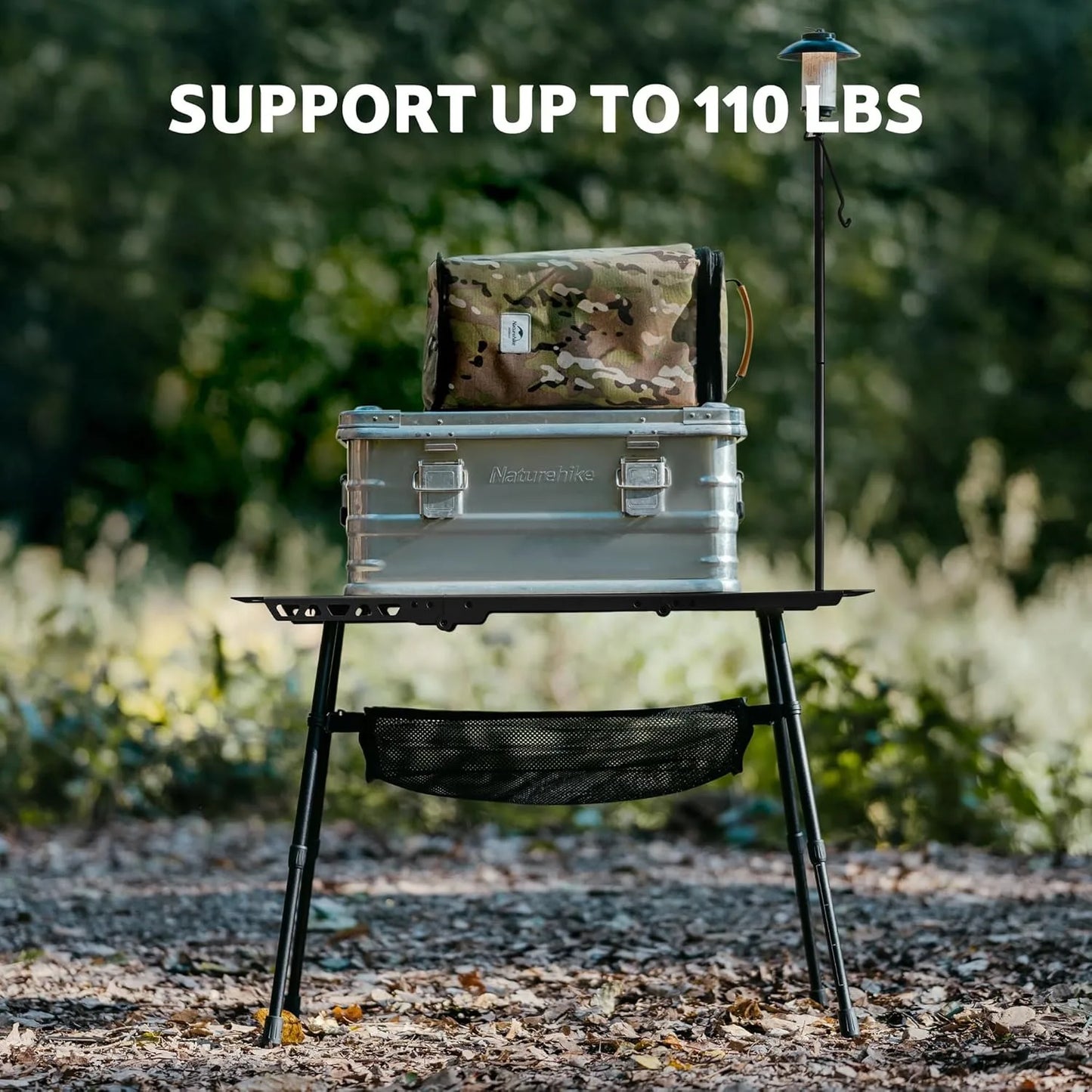 H02 IGT Table Camping Multifunctional Tactical Table Height Adjustable Desk Kitchen Folding Table BBQ Picnic