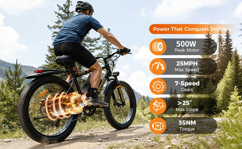 Wild Outdoor Exploration Electric Bike, UL2849 Safety Approved Standard, Factory Original, Free US Local Warehouse Shipping