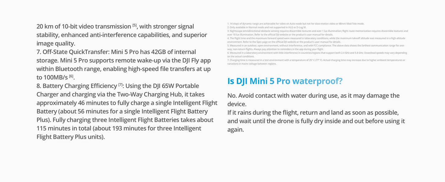 Mini 5 Pro Fly More Combo DJI RC-N3 Vlog Drones with 1-Inch CMOS Mini 5 Pro 4K Camera Drone for Beginners ActiveTrack 360° 225° Gimbal Rotation 3 Batteries
