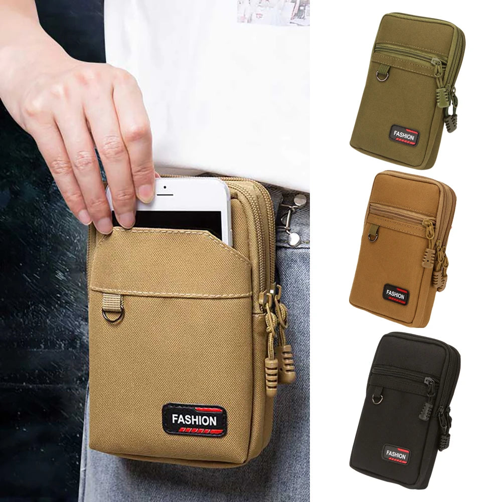 Molle Bag Men Tactical Molle Pouch Belt Coin Purse Waist Bag Outdoor Waist Fanny Pack Phone Pouch Camping Bags