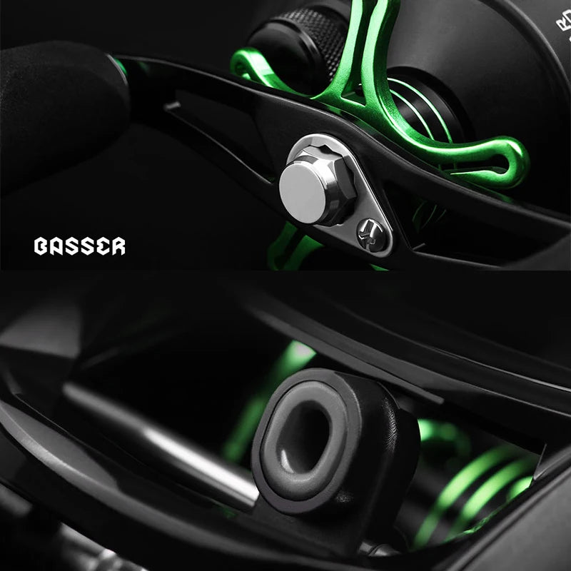 Best Baitcasting Reel BS2000 8.1:1 High Speed Spare Spool Reel Fishing Saltwater Fresh Fishing Casting Fishing Reel