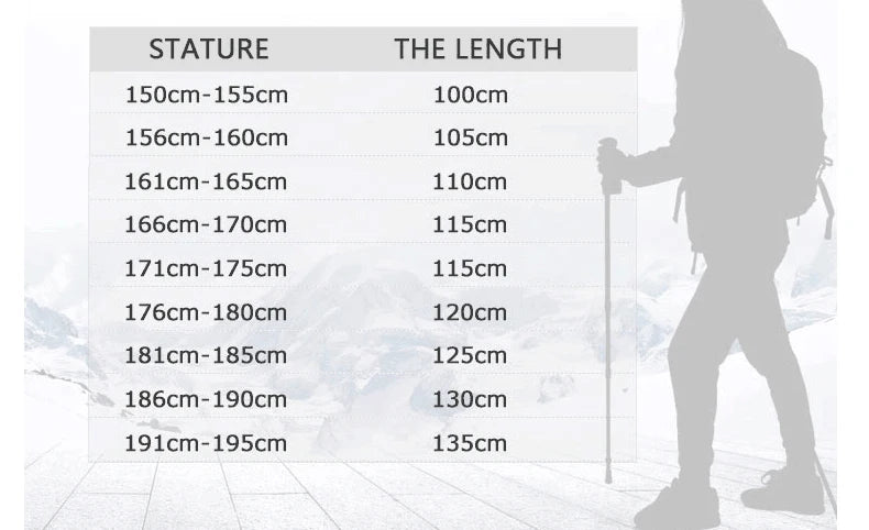 Ultralight Carbon Fiber Trekking Poles Outdoor Hiking Cane Folding Telescopic Nordic Mountain Climbing Pole Walking Stick