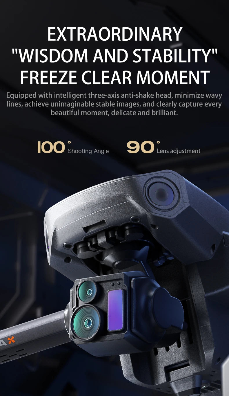 High-end Professional GPS Drone 8K With Screen Remote Control 20km Digital Image Transmission Brushless RC Quadcopter Toy