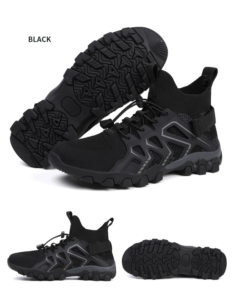 Women Hiking Shoes Outdoor Professional Non-slip Trekking Boots Breathable Lightweight Soft Trail Running Shoes 35-42