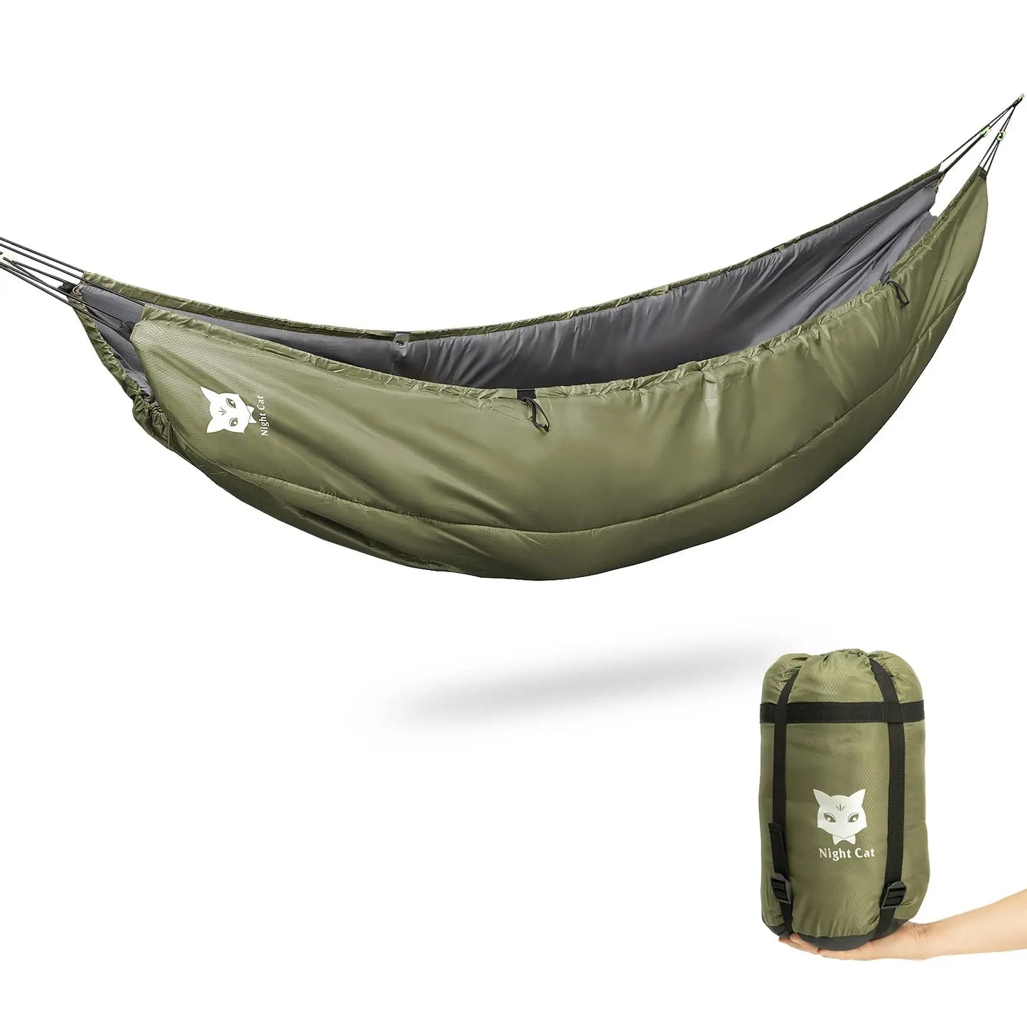 Hammock Underquilts Sleeping Bag Single Insulated Under Blanket 4 Seasons Lightweight Soft Warm 5-20℃ 8x3.6ft