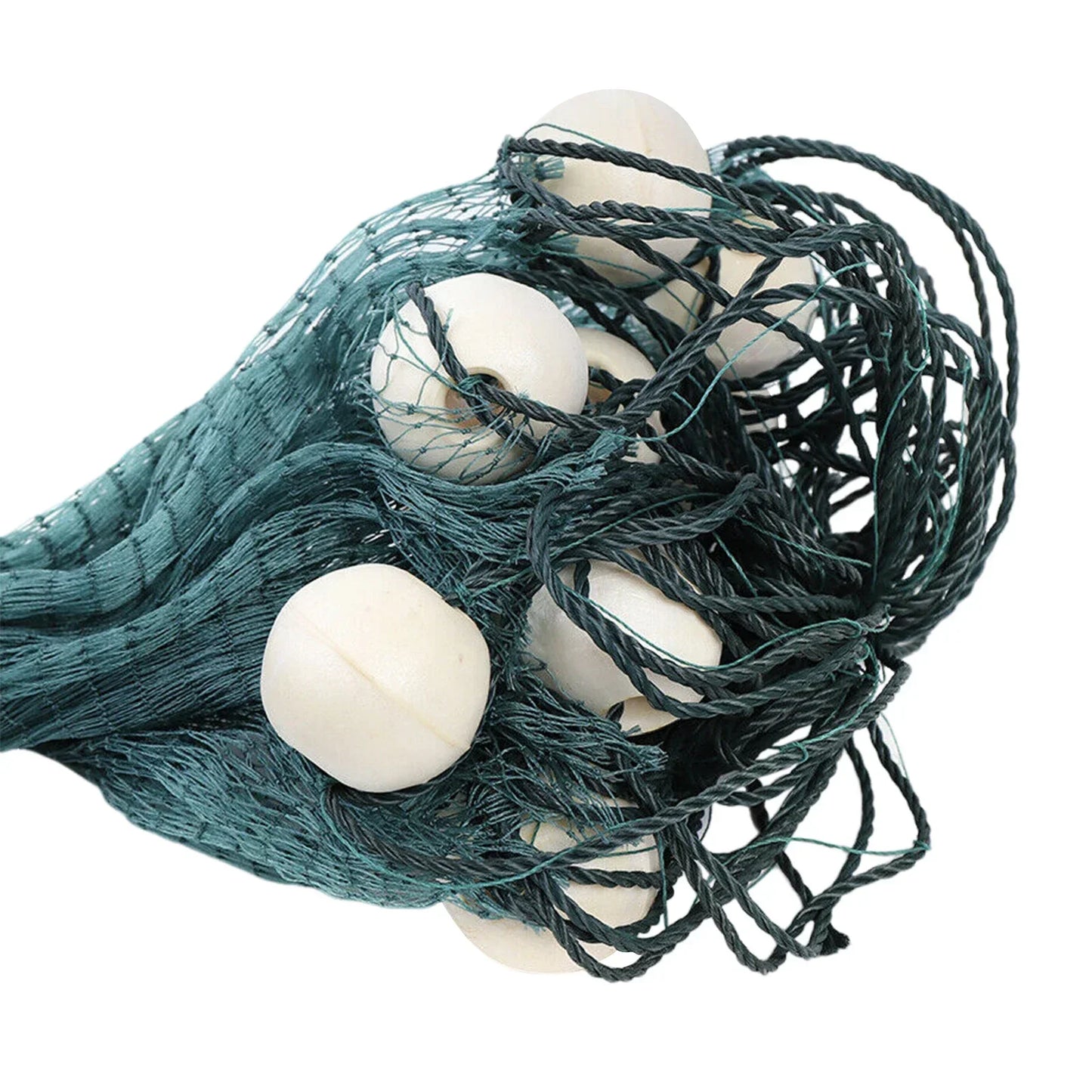 6.5 x 33 ft Large Gill Fishing Net, Hand Made Nylon Beach Seine Nets, High Density Mesh Fishing Equipment Beach Drag