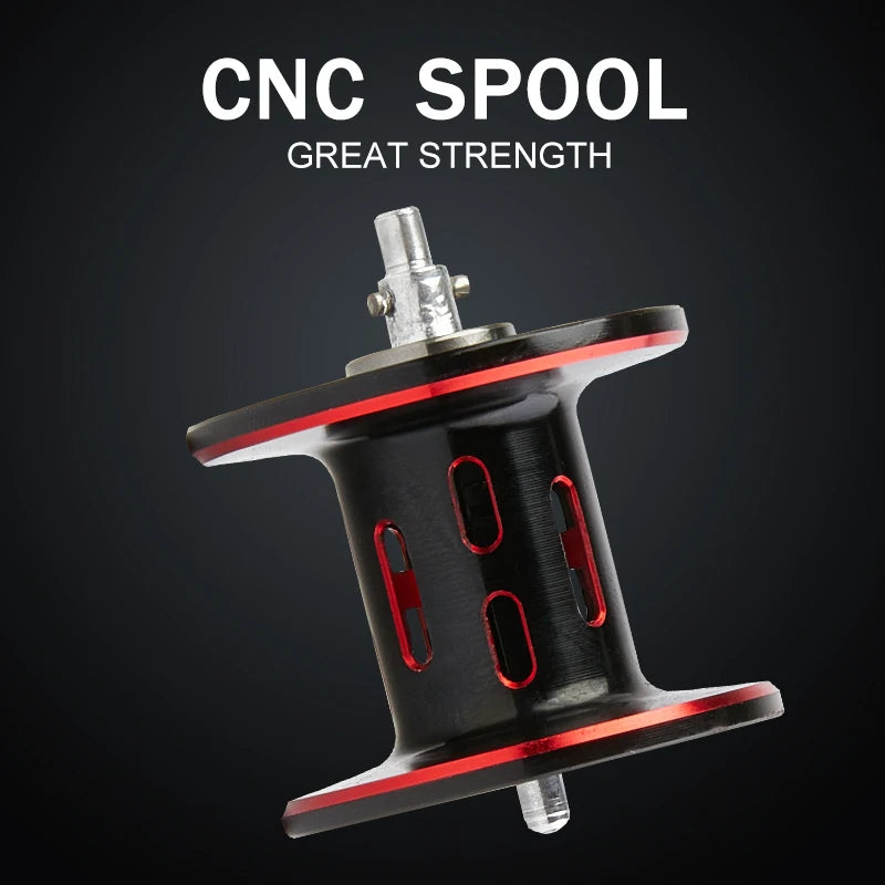 Baitcasting Reel 7.2:1 High Speed Gear Ratio CNC Spool 8KG Max Drag Magnetic Brake System Baitcaster Fishing Reels for Freshwater Saltwater Multiple Fish Species