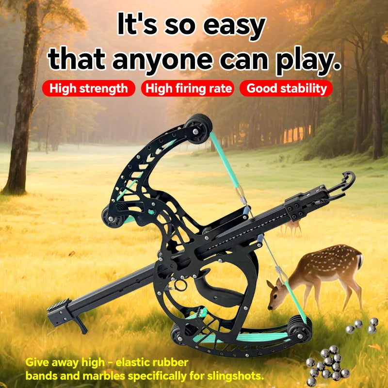 Upgraded third-generation  all-metal composite bow, with a 50-shot capacity, suitable for practice and hunting