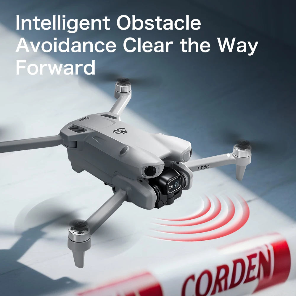 8K GPS Drone with Dual Camera - 3-Sided Obstacle Avoidance, WiFi FPV Aerial Photography Quadcopter for Adults