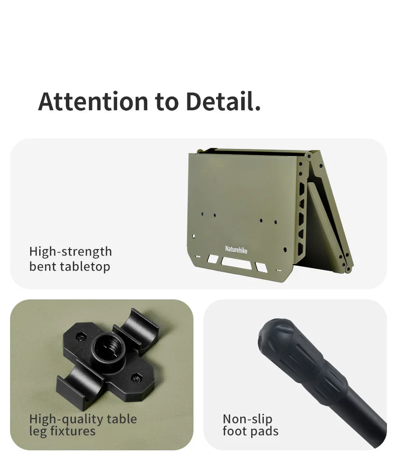 H02 IGT Table Camping Multifunctional Tactical Table Height Adjustable Desk Kitchen Folding Table BBQ Picnic