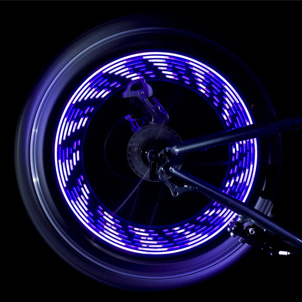 LED Bicycle Wheel Signal Tire Spoke Light Mountain Road Bike Warning Lamp