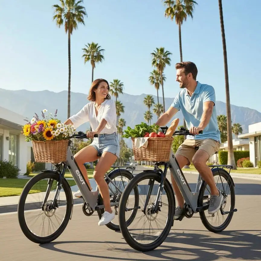1000W  Ebike, 26" Comfort Step-Through Electric City Bike, 48V 10.4ah Removable Battery, Soft Seat, Perfect For Seniors