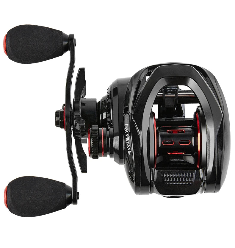 Baitcasting Reel 7.2:1 High Speed Gear Ratio CNC Spool 8KG Max Drag Magnetic Brake System Baitcaster Fishing Reels for Freshwater Saltwater Multiple Fish Species