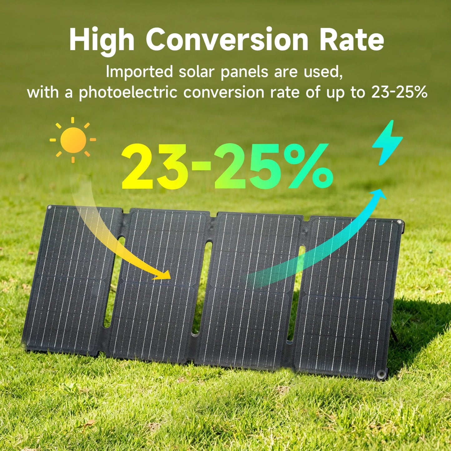 Foldable Solar Panel 400W / 200W / 140W / 100W / 60W with Solar Output for Power Station Solar Generator,for PRV, Home