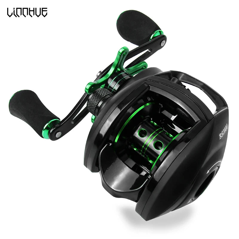 Best Baitcasting Reel BS2000 8.1:1 High Speed Spare Spool Reel Fishing Saltwater Fresh Fishing Casting Fishing Reel