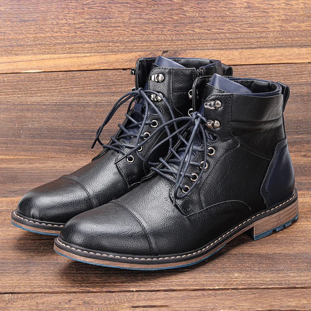 Size 8~13 Men Boots Fashion Brand Comfortable Ankle Boots For Men