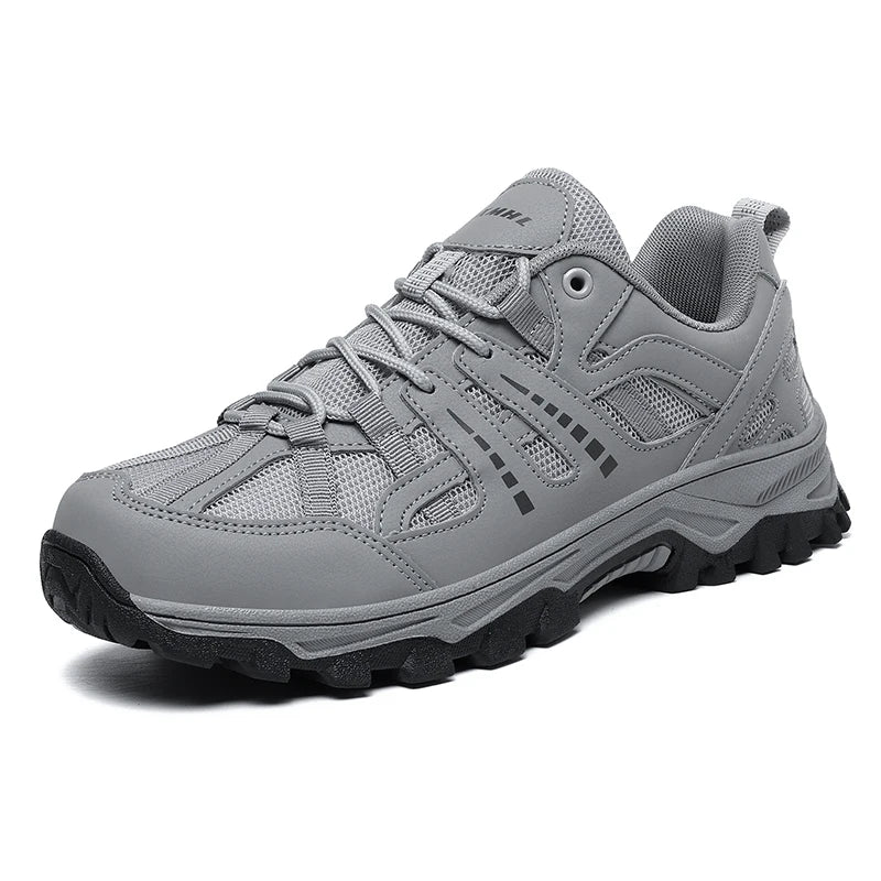 Hiking Shoes Women Shock-absorbing Lace-up Outdoor Low-top Men Shoes Comfortable Flat Breathable Casual Sneakers Men