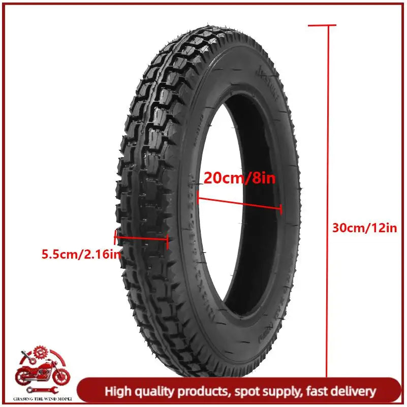 12inch 12 1/2x2 1/4 (62-203) inner and Outer Tyre for Bicycle Tire parts Accessories Wear resistant and easy to install