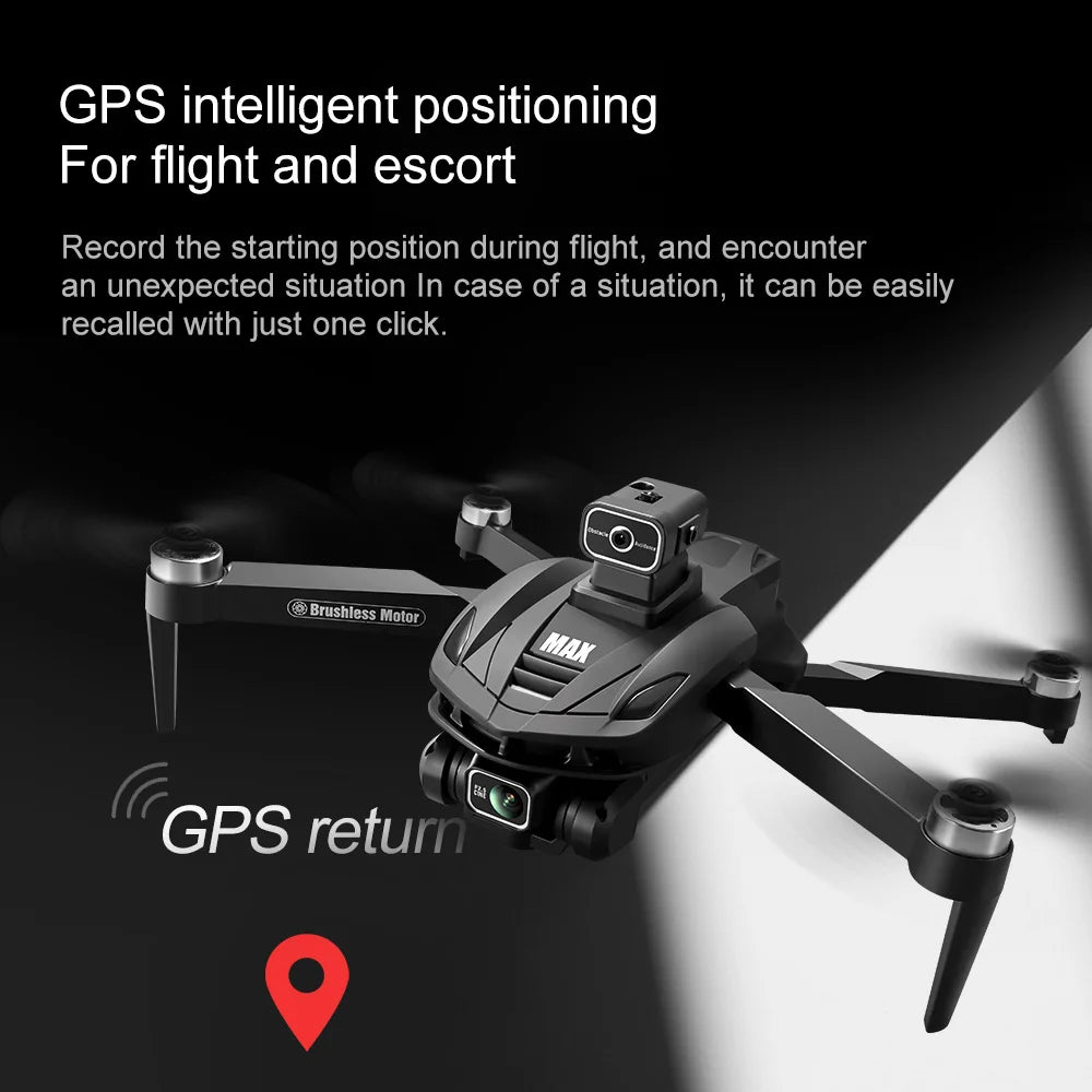 Mini Drone Screen Ccontrol 8K HD Dual Cameras Remote 5G WIFI FPV Remote Control Portable Obstacle Avoidance Drone