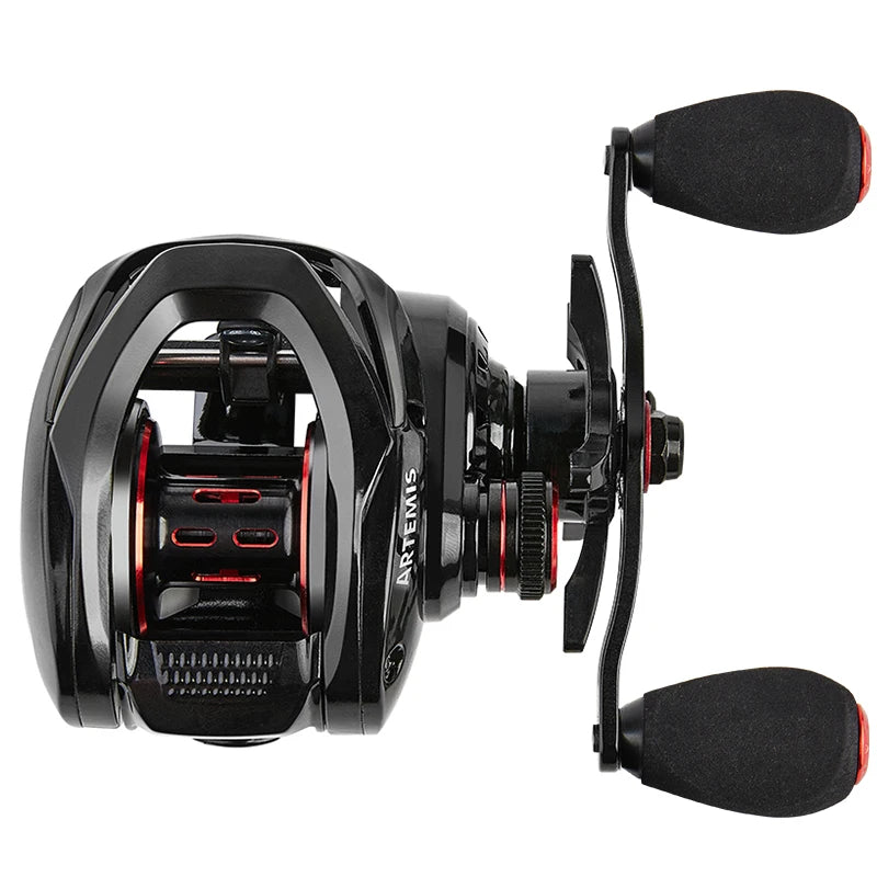 Baitcasting Reel 7.2:1 High Speed Gear Ratio CNC Spool 8KG Max Drag Magnetic Brake System Baitcaster Fishing Reels for Freshwater Saltwater Multiple Fish Species