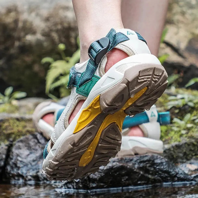 Summer Hiking Shoes Outdoor Sandals for Women Breathable Water Beach Womens Sandals Camping Climbing Aqua Sneaker HT-9602