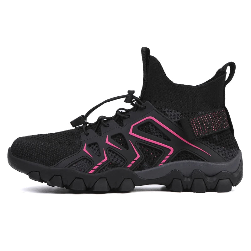 Women Hiking Shoes Outdoor Professional Non-slip Trekking Boots Breathable Lightweight Soft Trail Running Shoes 35-42