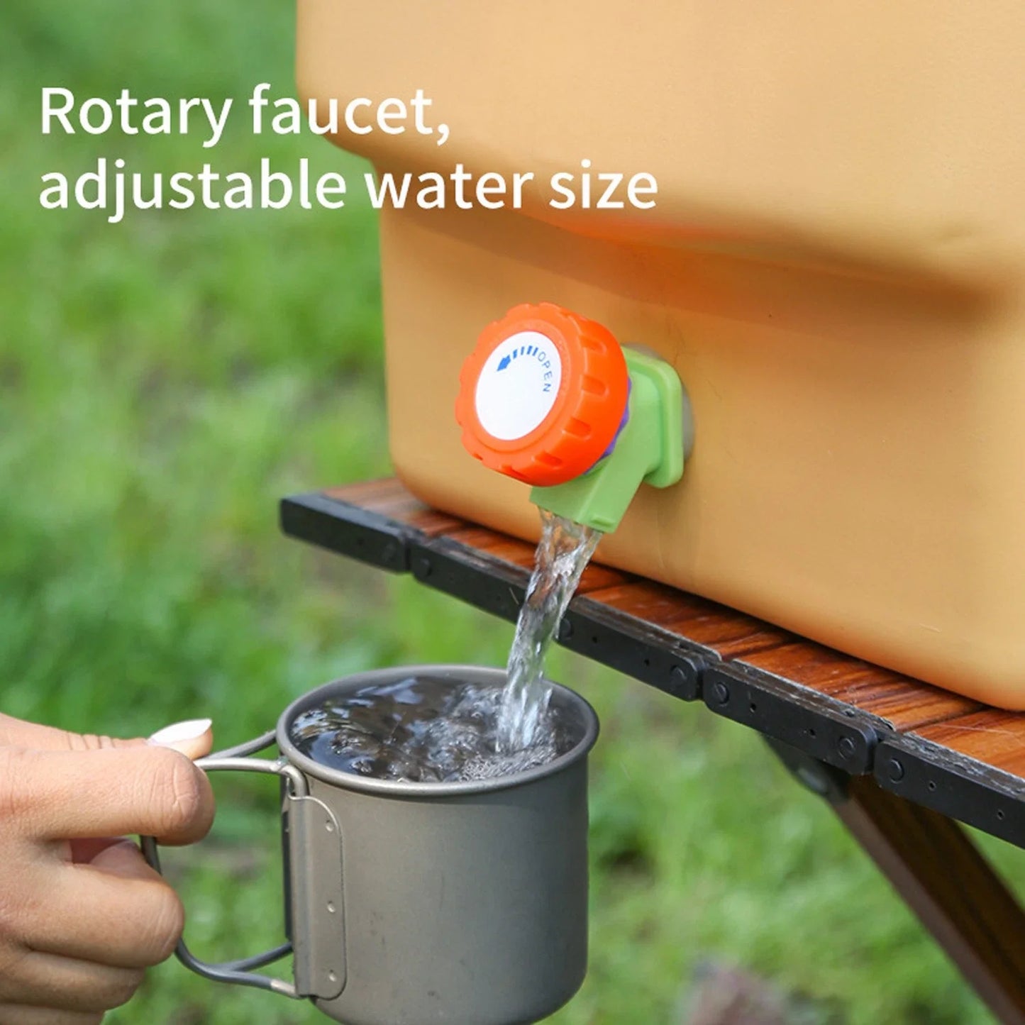 20L Emergency Water Container Large-Capacity Portable Camping Water Bag With Spigot Water Storage Jug For Outdoor Picnic Hiking