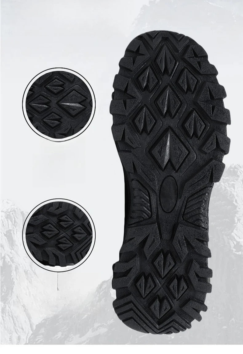 Hiking Shoes Women Shock-absorbing Lace-up Outdoor Low-top Men Shoes Comfortable Flat Breathable Casual Sneakers Men