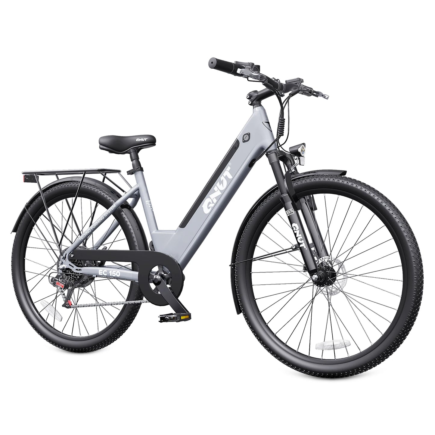 1000W  Ebike, 26" Comfort Step-Through Electric City Bike, 48V 10.4ah Removable Battery, Soft Seat, Perfect For Seniors