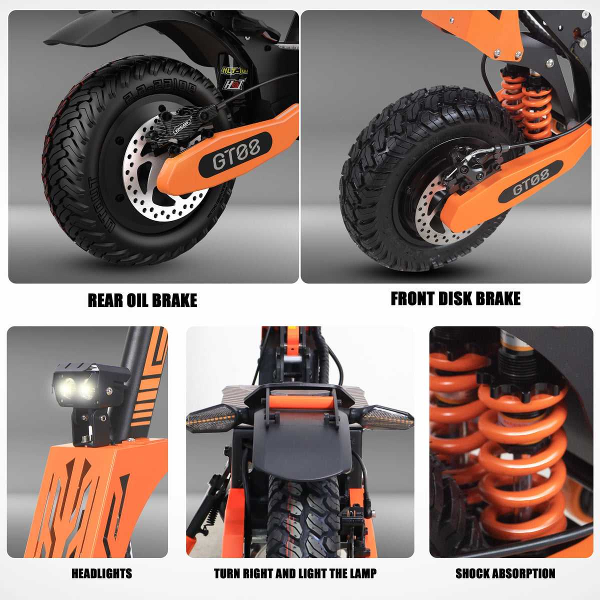 5600W Adult Electric Scooter Dual Motor Top Speed 46MPH,60V27AH, 11-inch Off-Road Tires Sport Folding eScooter