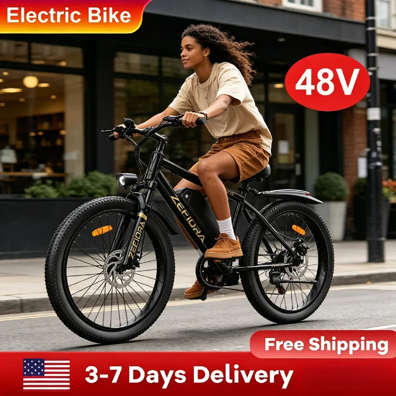 Wild Outdoor Exploration Electric Bike, UL2849 Safety Approved Standard, Factory Original, Free US Local Warehouse Shipping