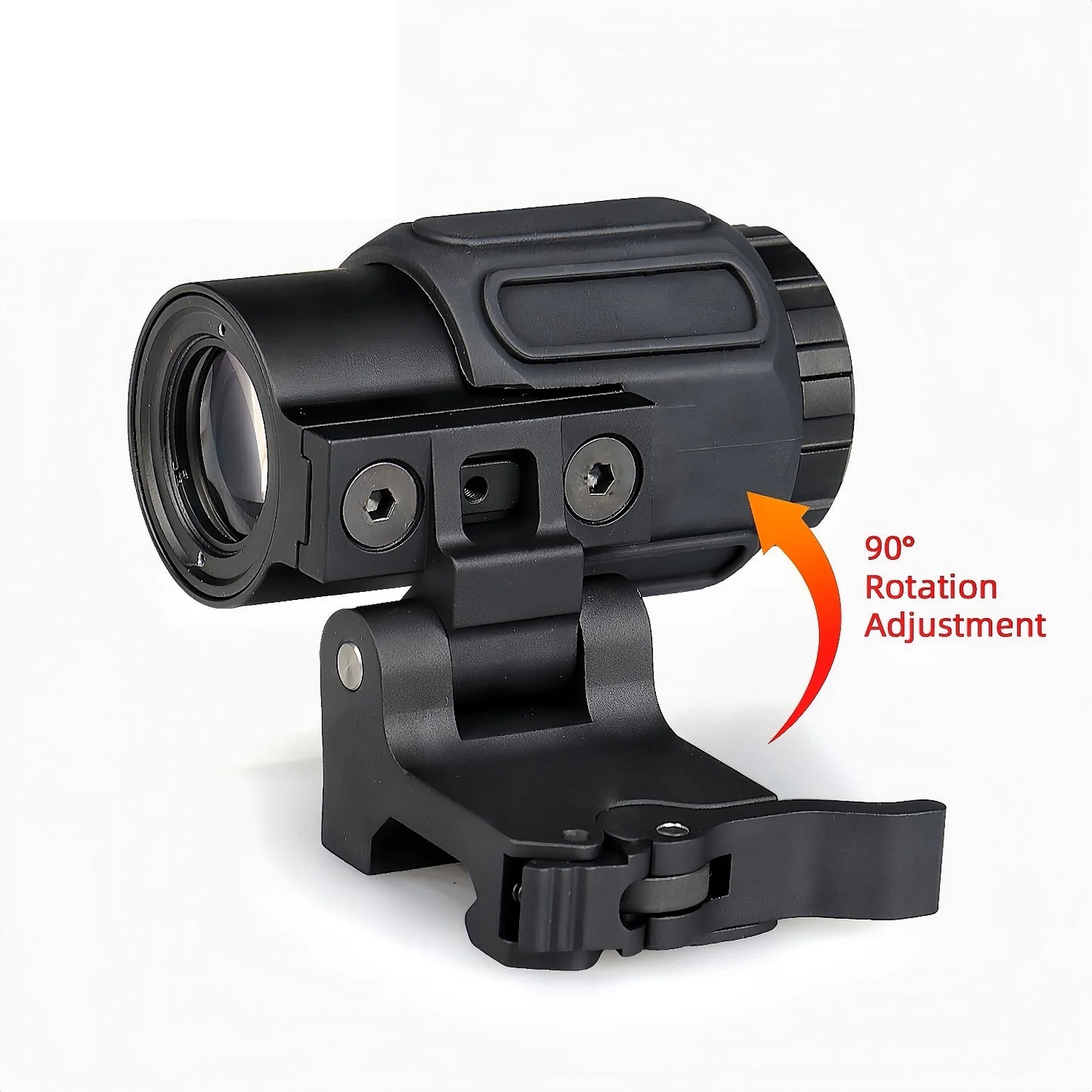 Tactical G33 G43 G45 Sight Fixed 3X 5X Magnifier Scope with Quick Disassembly and Flipping for Airsoft Hunting
