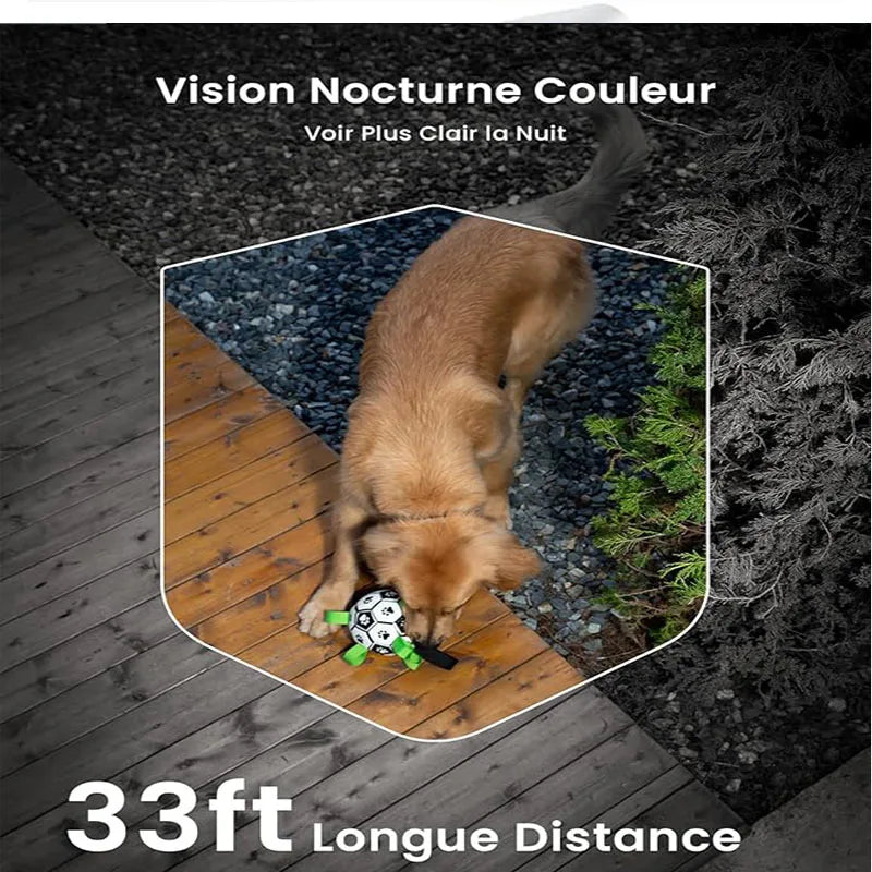 2 PCS 2K Wireless WiFi Surveillance Camera with Battery, Night Vision,Colour and AI & PIR Motion Detection,Outdoor/Indoor