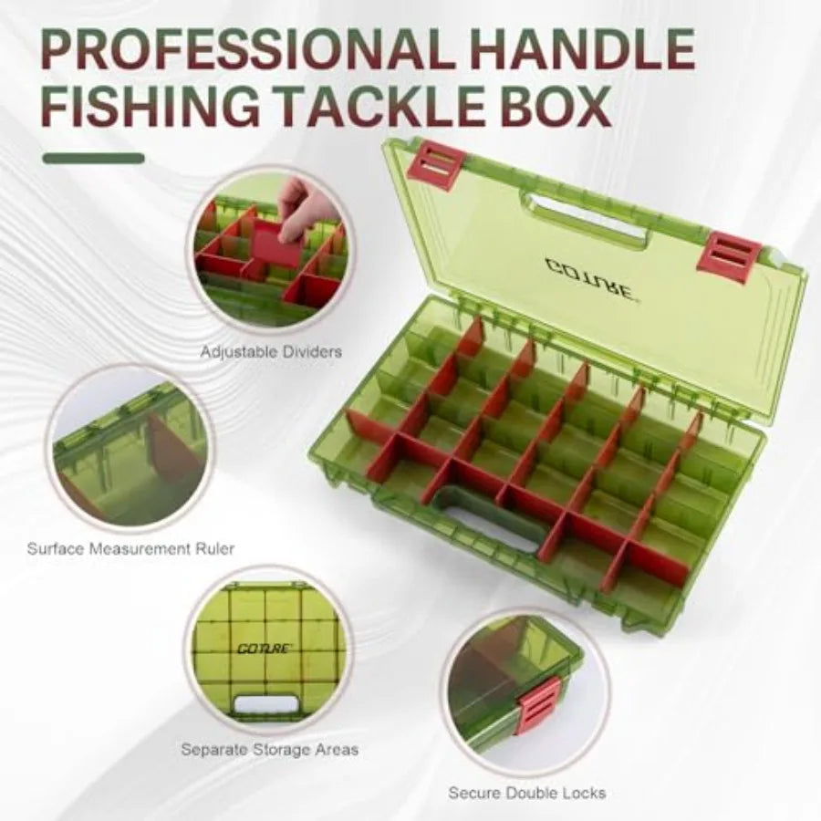 66L Rolling Tackle Box with Cooler, Large Fishing Bag with Wheels for 5 3700 Trays Trays Included,Saltwater Resistant Tackle Ba