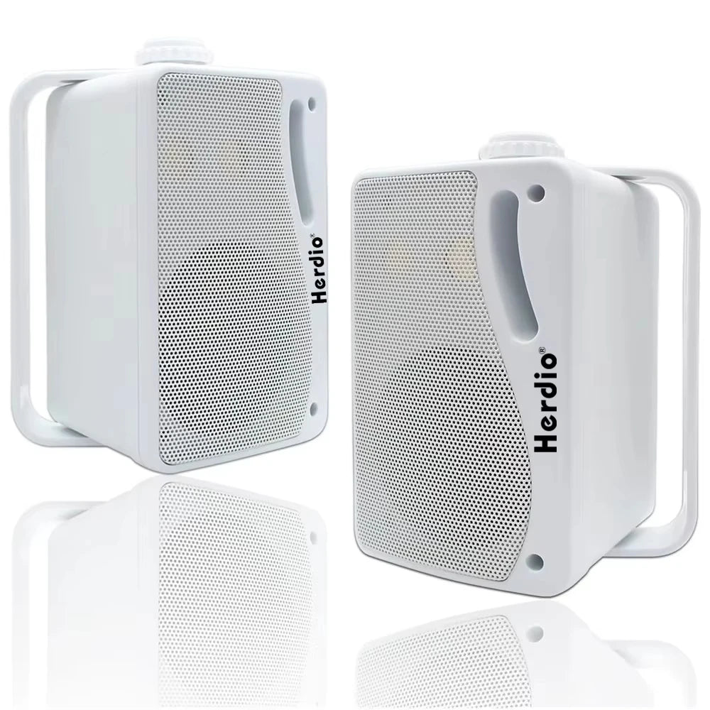 3.5'' 2PCS Passive Outdoor Speakers Wired Waterproof 200W 3 Way Premium Mountable Wall Mount Speakers With Superior Sound
