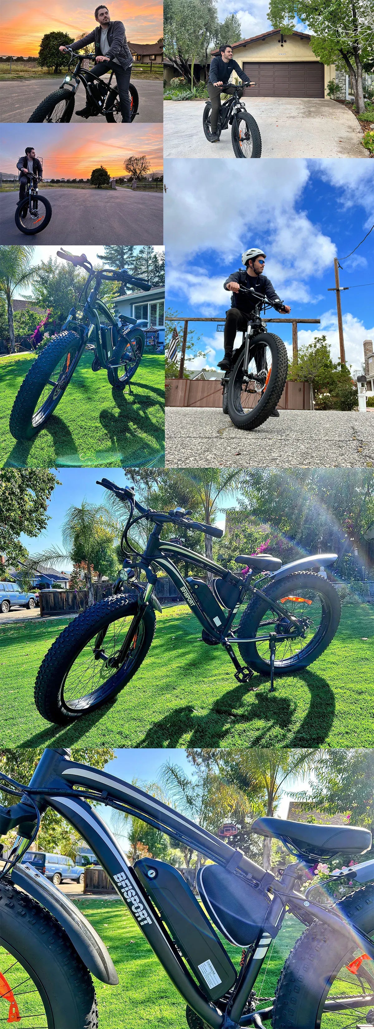 Electric Bike EB26 Adults Electric Bicycle Peak 1500W 48V 15AH e bike 26" Fat Tire Mountain Bike 31mph  Electric Dirt Bike