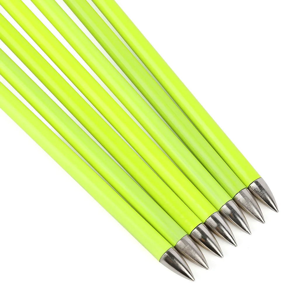 Mixed Carbon Arrows 12pcs 30/31 Inch Spine1500 ID4.2mm with 2 Inch Vanes for Compound Recurve Longbow Outdoor Practice Hunting Shootingl