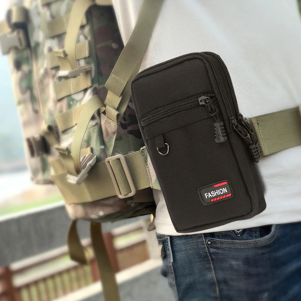 Molle Bag Men Tactical Molle Pouch Belt Coin Purse Waist Bag Outdoor Waist Fanny Pack Phone Pouch Camping Bags