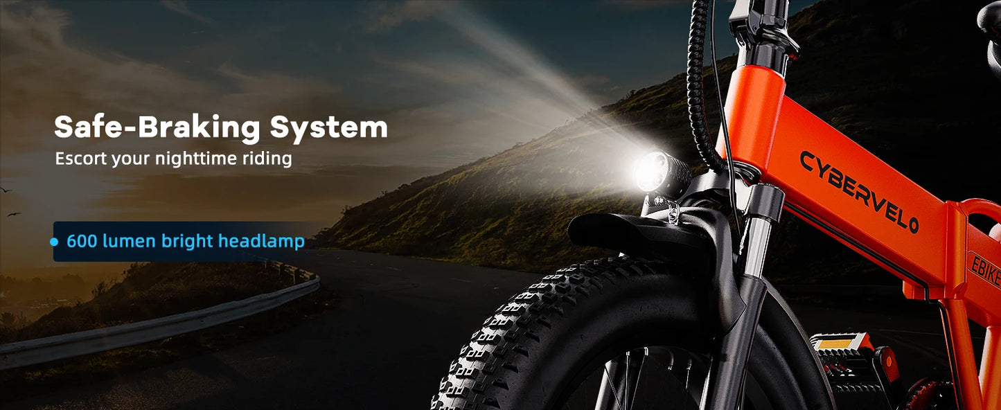 1000W Peak Electric Bike for Adults Foldable 28+MPH 80Miles Removable Battery Fat Tire Off-road E-bike EK4 EK5 Mars700