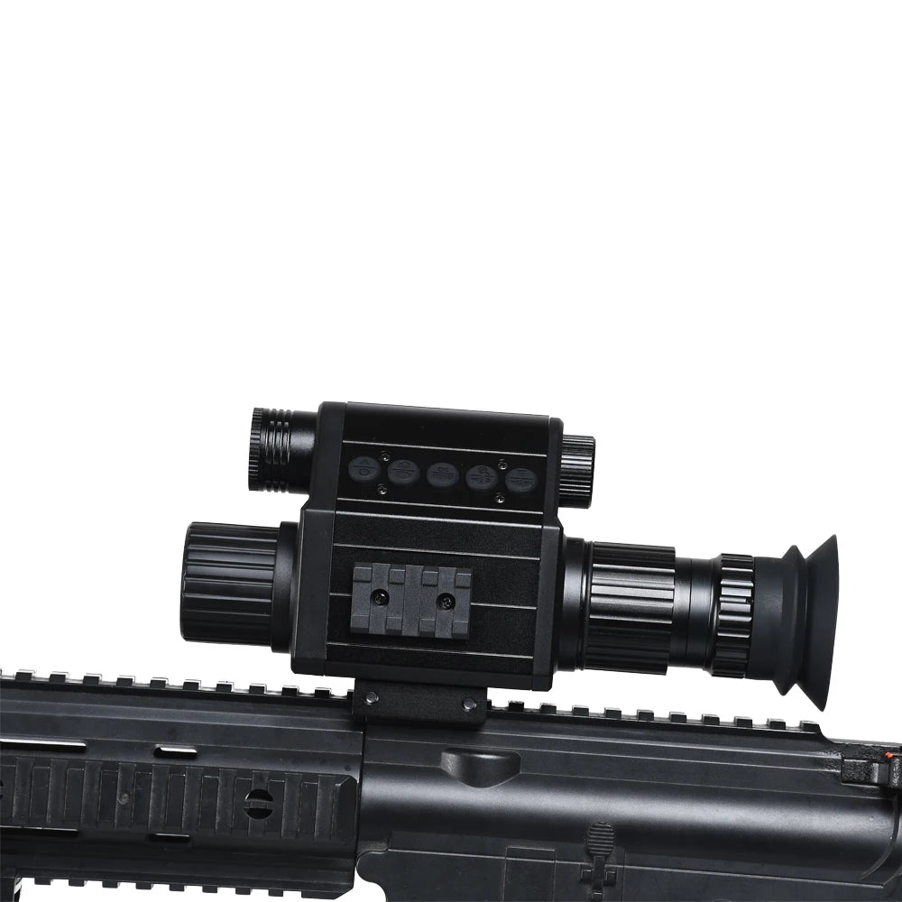 Digital Night Vision Riflescope 940nm IR Scope Sight Monocular 5X Zoom HD 1080P Video Photo 300m Night Vision for Hunting
