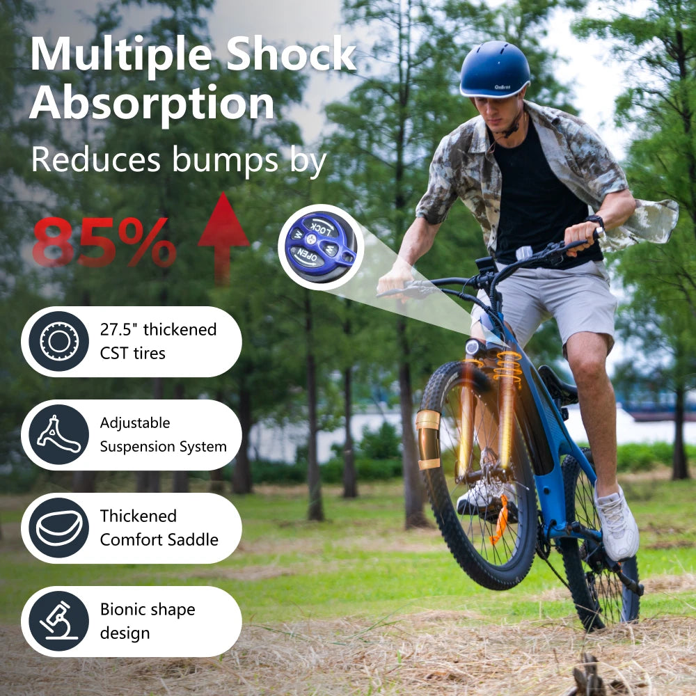 Q5 Electric Bikes for Adults 1000W 48V 13AH Ebikes E Bikes Electric Bicycles 50km/h Electric Dirt Bike Electric E Bikes
