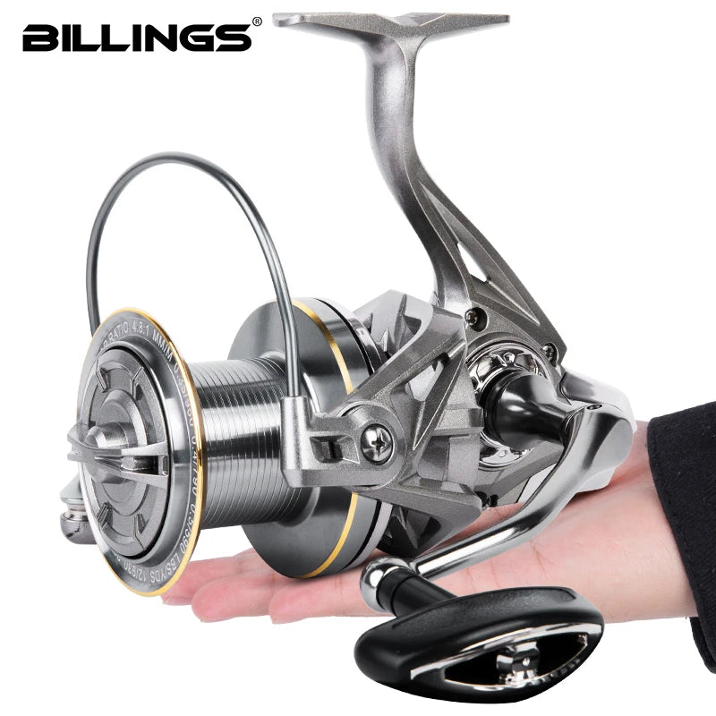 Spinning Reel 44LB Max Drag,4.8:1 Gear Ratio,NGK 8000~14000 Series Long Casting Fishing Reels for Saltwater Freshwater