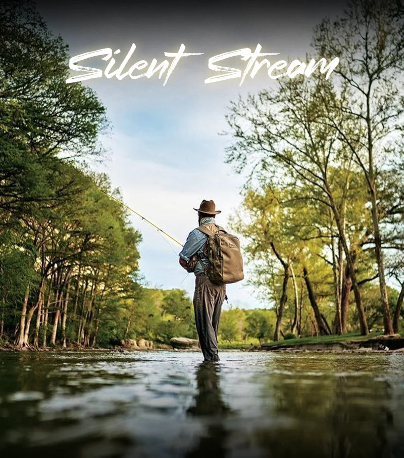 Silent Stream Spining Baitcasting Fishing Rod Carbon Fiber UL Power 1.53/1.65M Spinning Casting Lure Rods 4 Sections