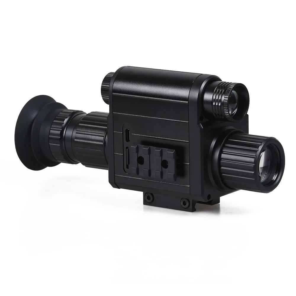 Digital Night Vision Riflescope 940nm IR Scope Sight Monocular 5X Zoom HD 1080P Video Photo 300m Night Vision for Hunting