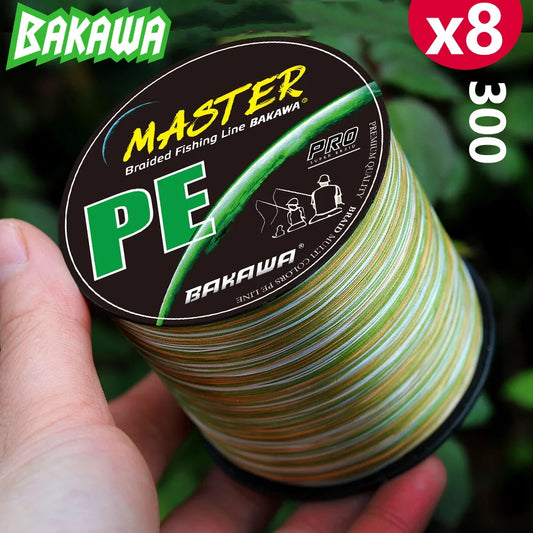Braided Fishing Line X8 300M Japan PE Weave Multifilament Wire Carp Fishing Accessories Seawater and Saltwater Pesca
