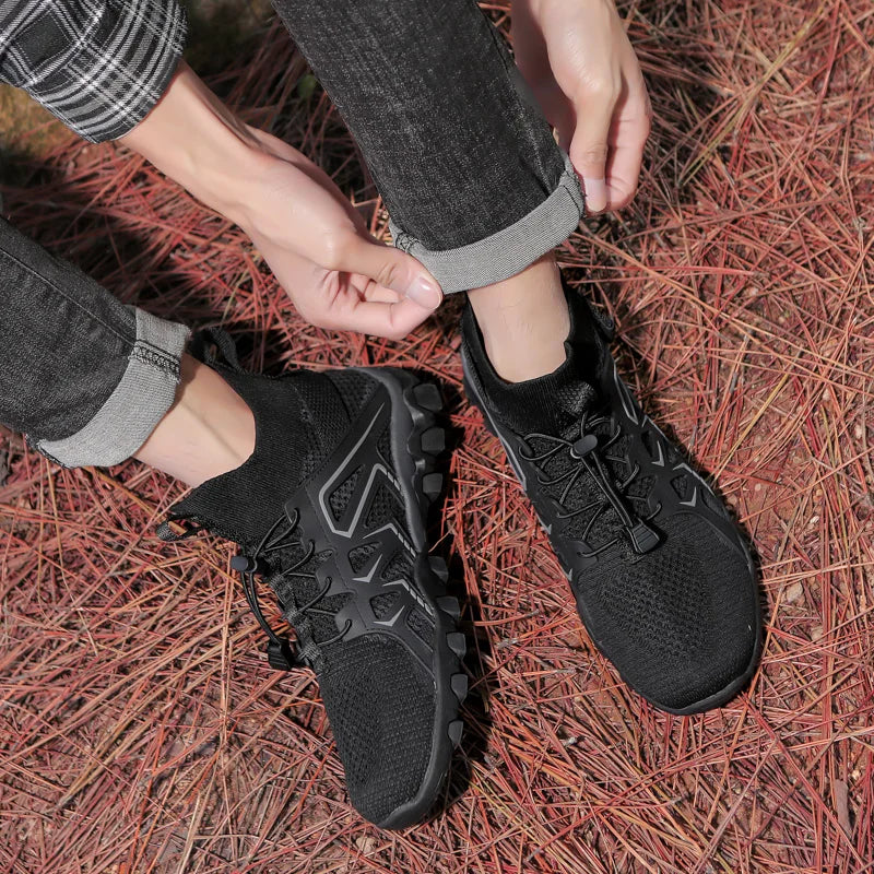 Women Hiking Shoes Outdoor Professional Non-slip Trekking Boots Breathable Lightweight Soft Trail Running Shoes 35-42
