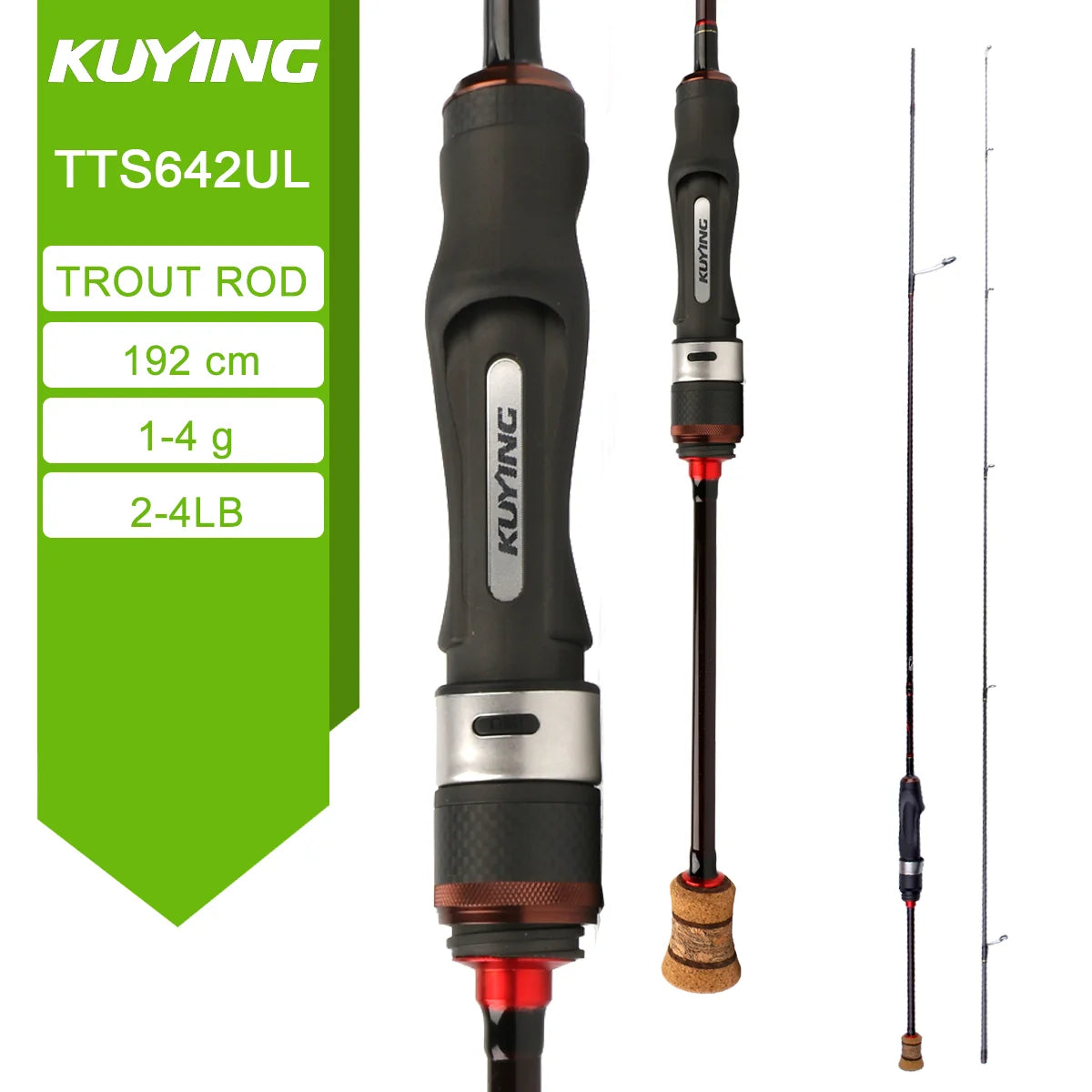 TETON L UL SUL 5'2" 6' 6'3" 6'4"6'2" 6'6" Fishing Rod Lure Cane Spinning Casting FUJI Carbon 1-4g 0.8-3g 2-10g M-Fast bfs