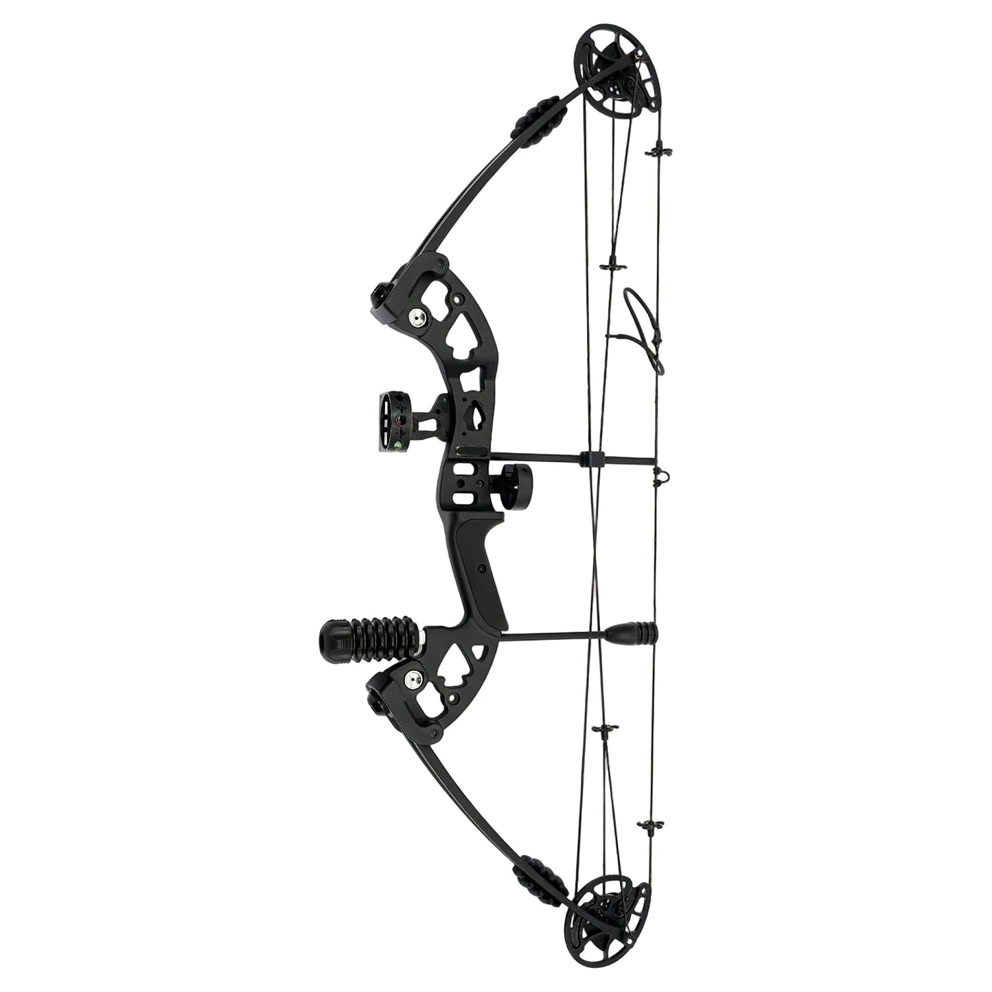 Compound Bow Arrow Set 30-55lb Adjustable Draw Length 24-29.5" for Adults Right Hand,3-Pin Sight Archery Hunting Bow w/12 Arrows